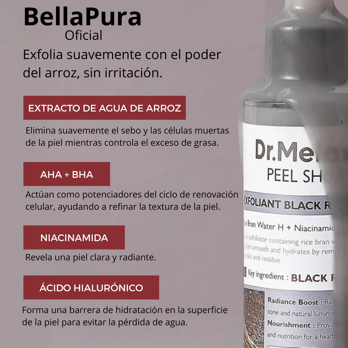 Sérum Exfoliante de Arroz – Piel Lisa y Radiante