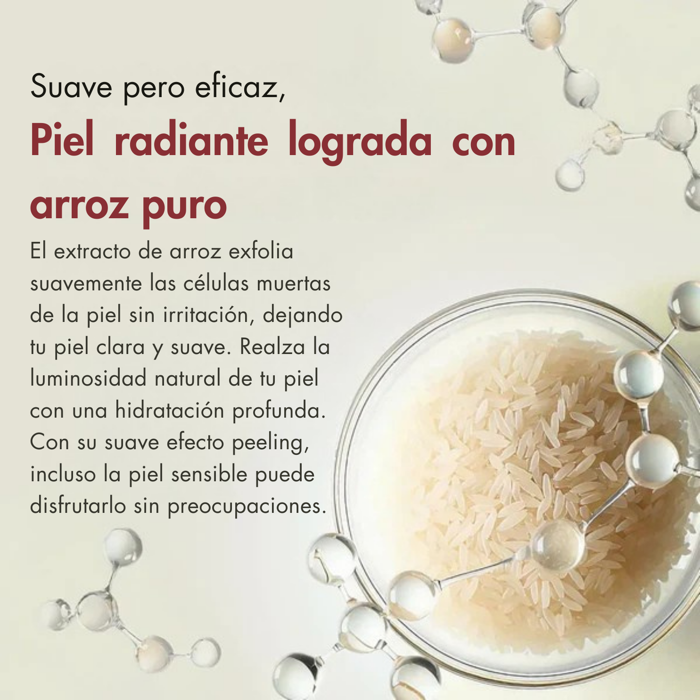 Sérum Exfoliante de Arroz – Piel Lisa y Radiante