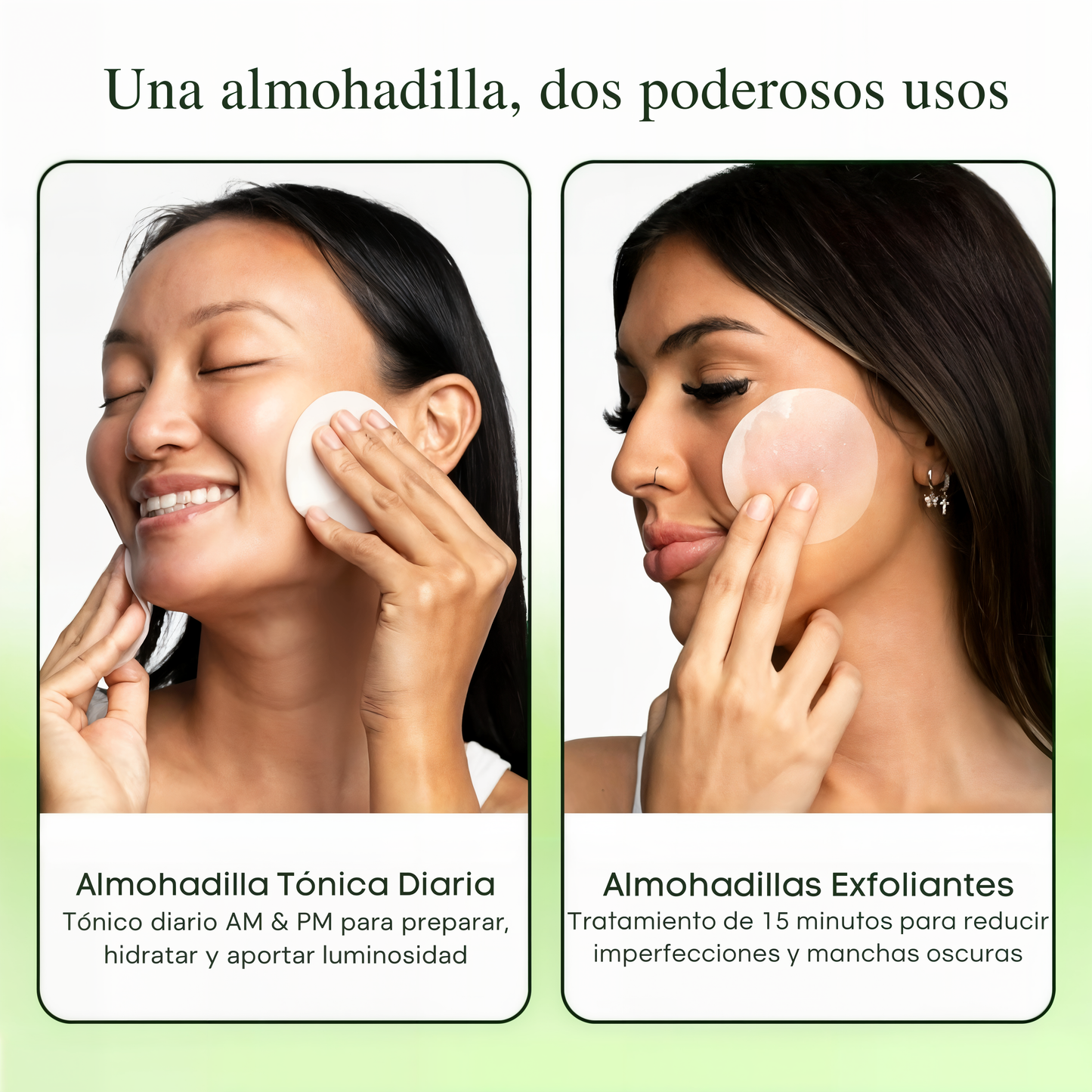 Discos coreanos profesionales de cuidado facial (100 unidades)